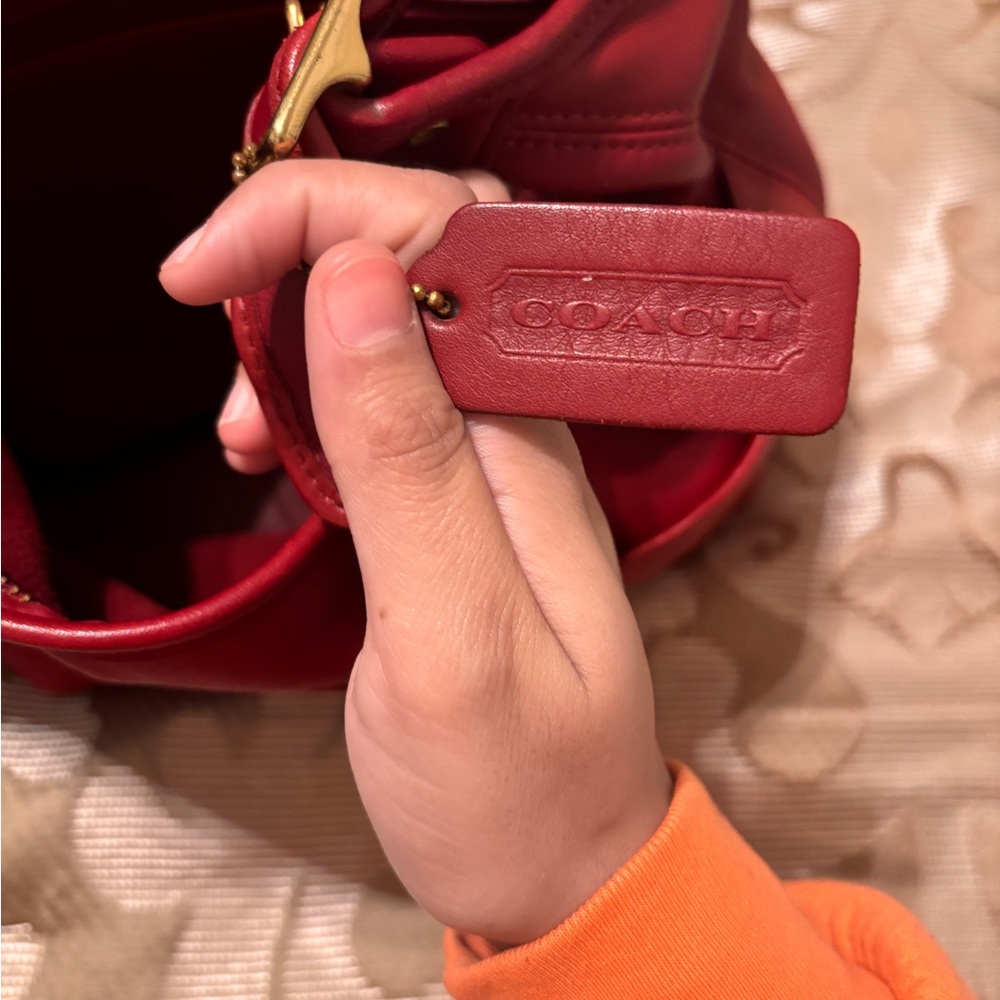 vintage red coach 9058 bag - Picture 7 of 7